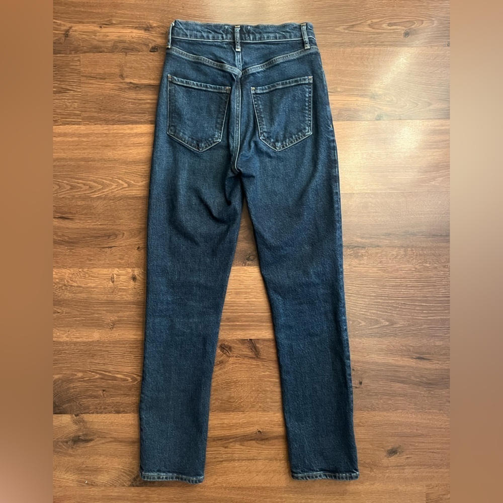🌟 AGOLDE Riley Long High Rise Button Fly Jeans 🌟 - Picture 3 of 12